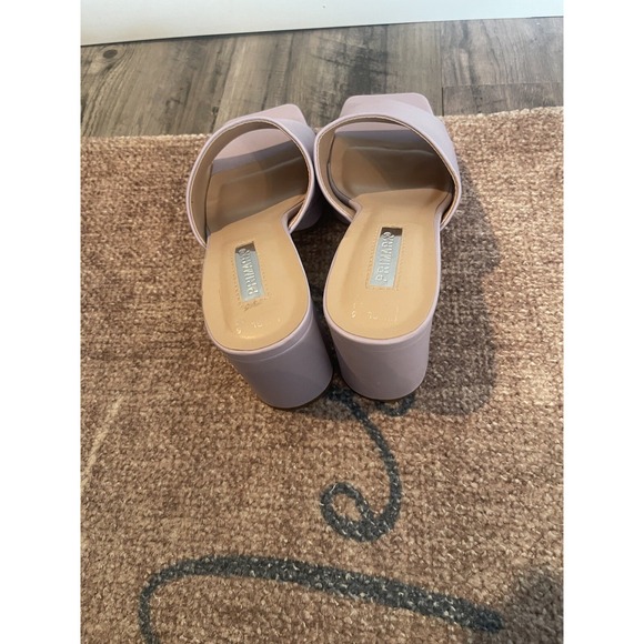 Primark Block Heel Mules Lilac Purple Size 7 Barbiecore - Picture 3 of 4